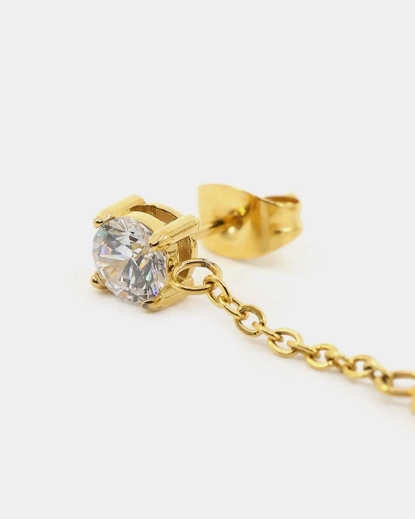 NXS Ascend Earrings Iced Gold - Image 7