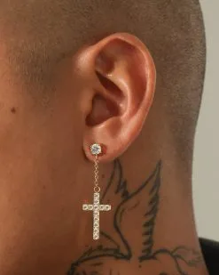 NXS Ascend Earrings Iced Gold