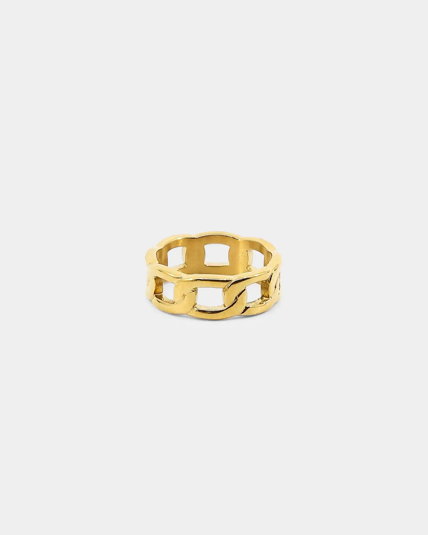 NXS Cuban Ring Gold - Image 2