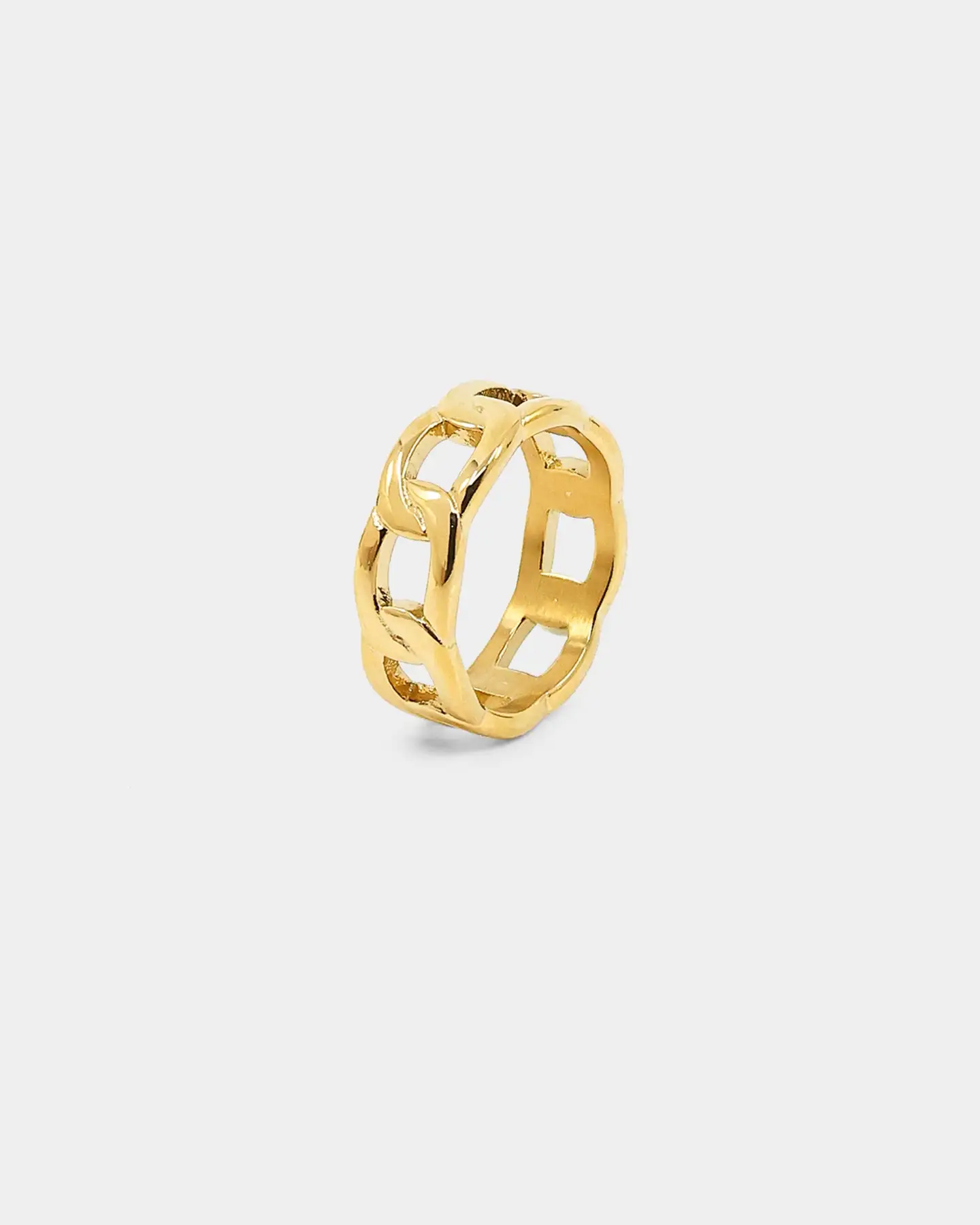 NXS Cuban Ring Gold - Image 5