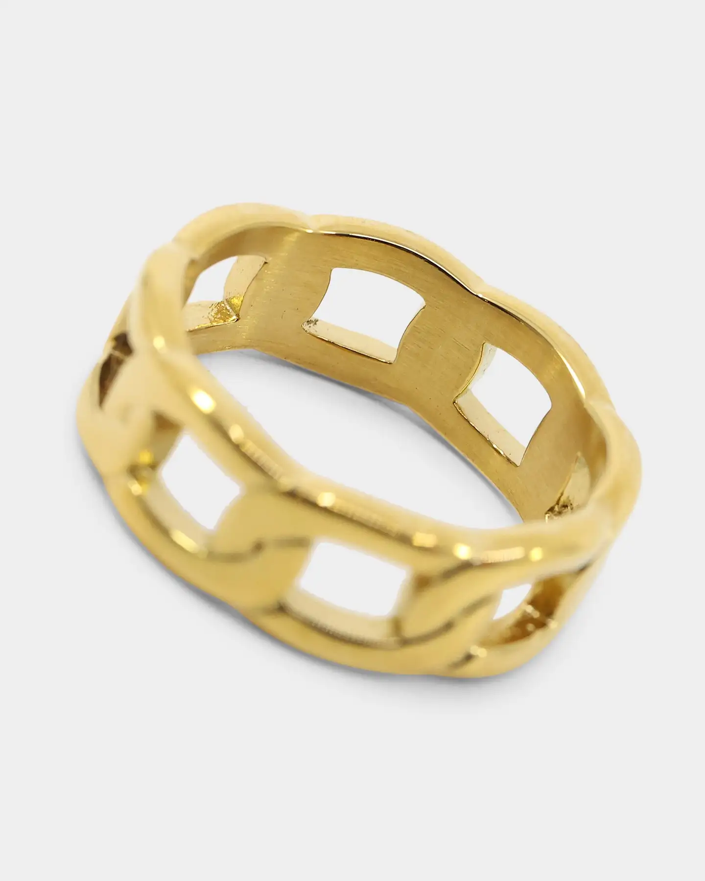 NXS Cuban Ring Gold - Image 7