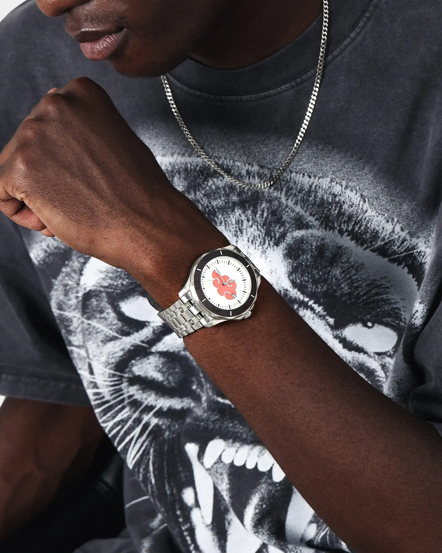 Loiter X Naruto O Tanto Watch Black/Silver/Grey - Image 2
