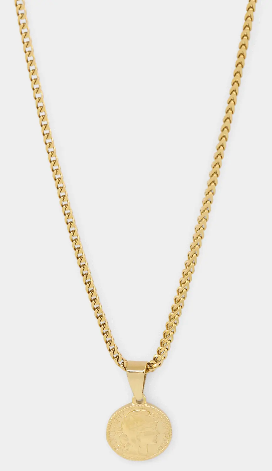 NXS English Coin Pendant Gold - Image 3