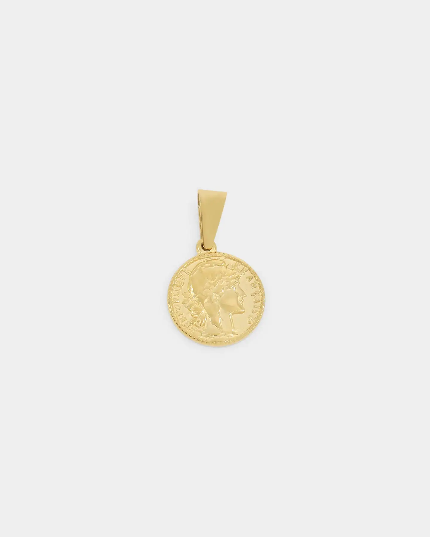 NXS Gladiator Coin Pendant Gold - Image 4