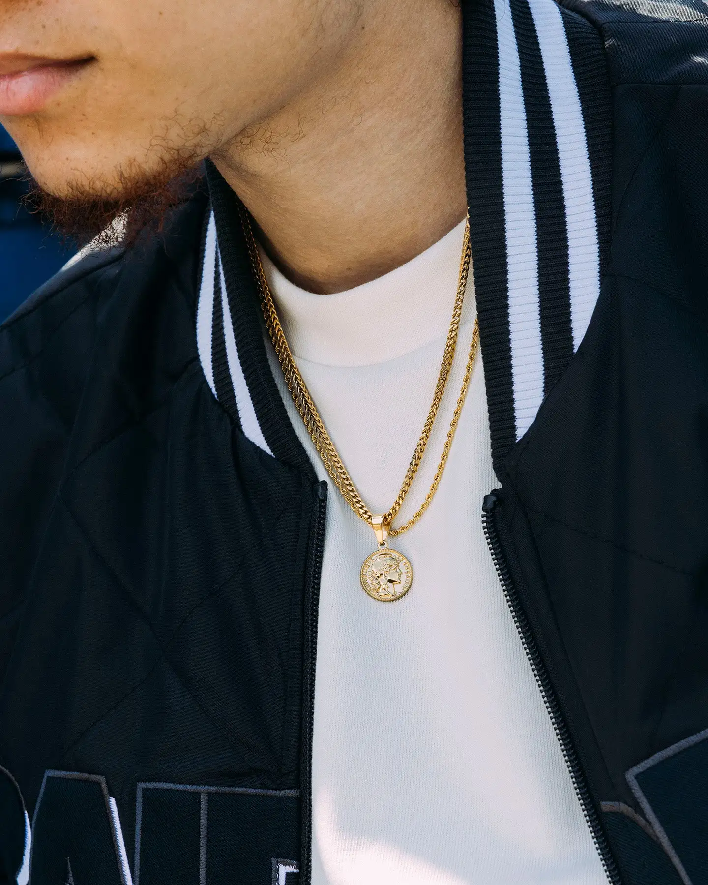 NXS Gladiator Coin Pendant Gold - Image 3