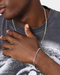 INFRA Box Chain Bracelet Stainless Steel