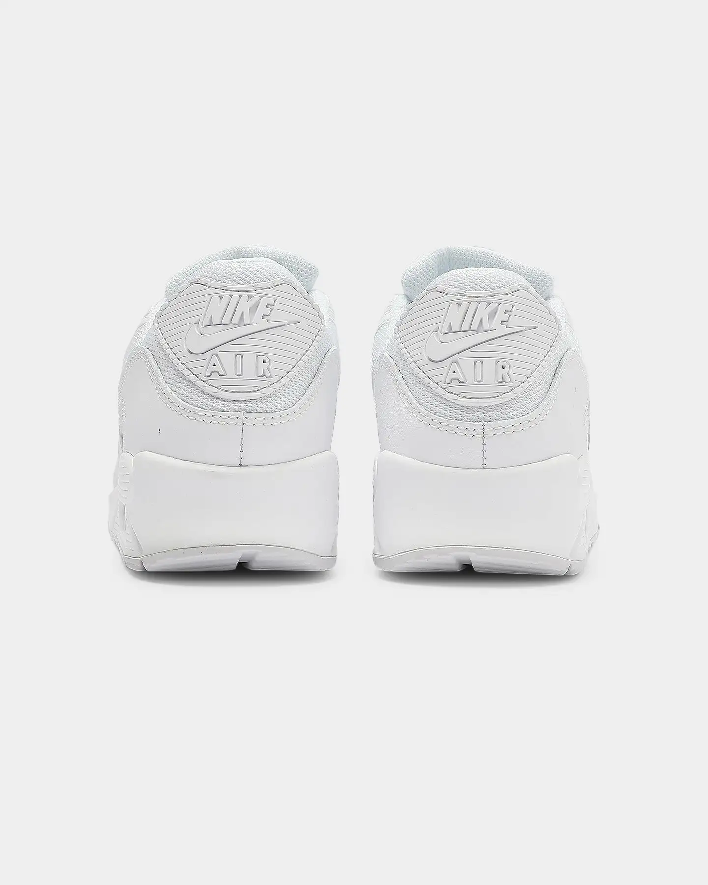 Nike Air Max 90 White/White/Grey - Image 3
