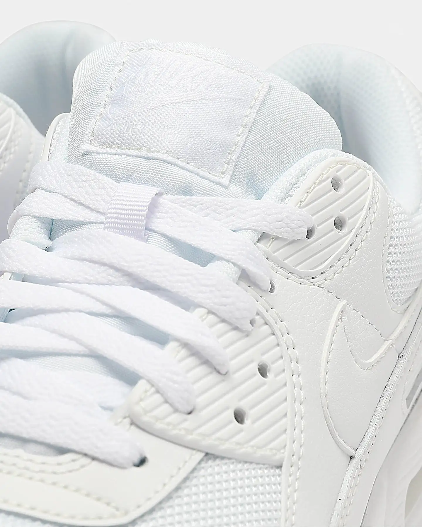Nike Air Max 90 White/White/Grey - Image 6