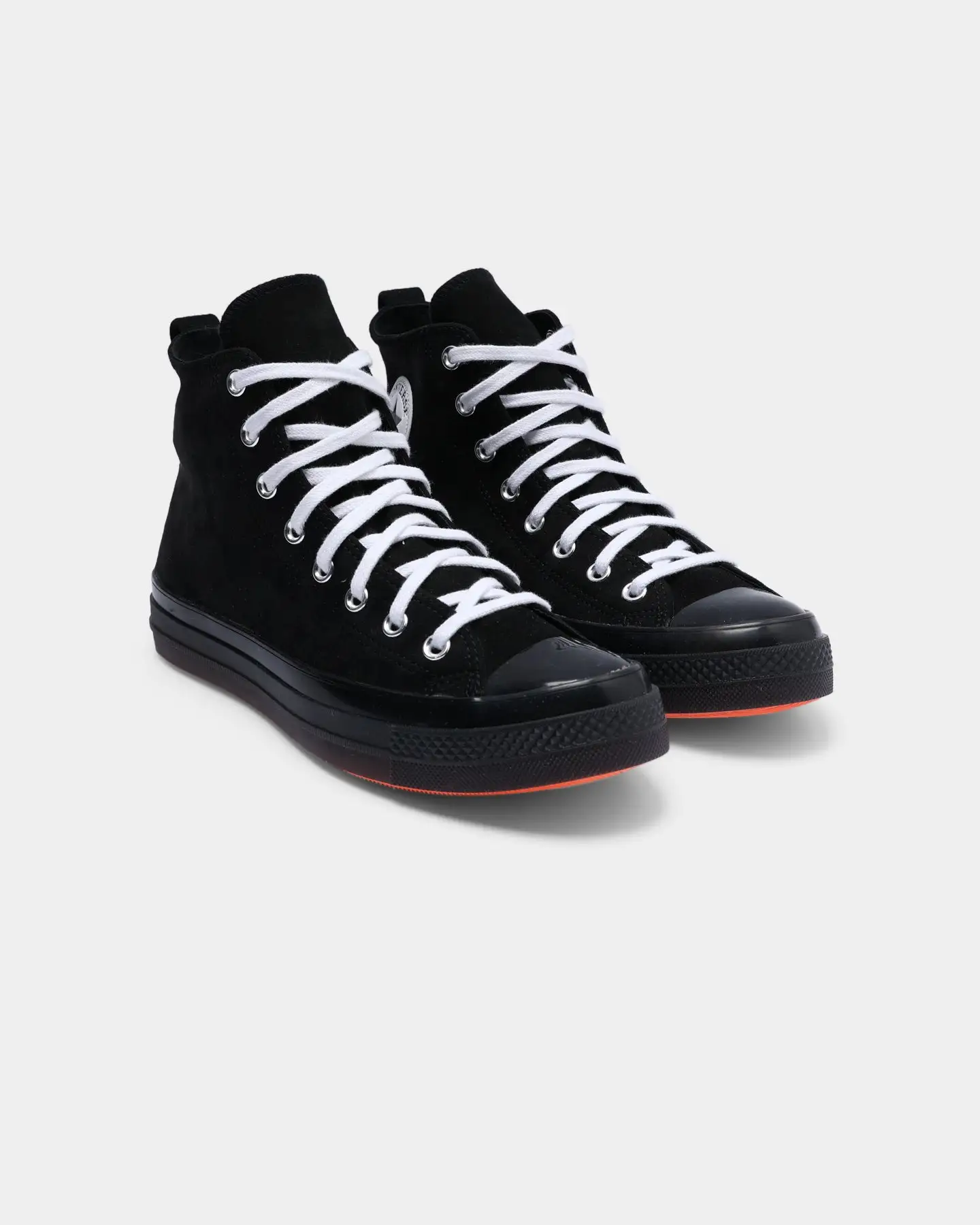 Converse Chuck Taylor All Star CX Stretch Suede High Top Black/Mango/White - Image 2