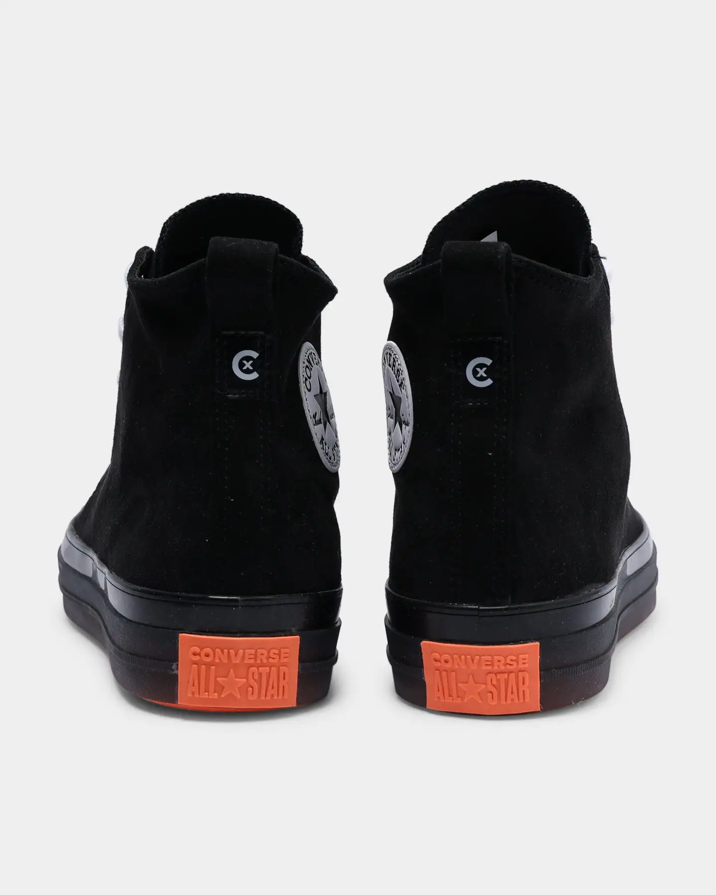 Converse Chuck Taylor All Star CX Stretch Suede High Top Black/Mango/White - Image 3
