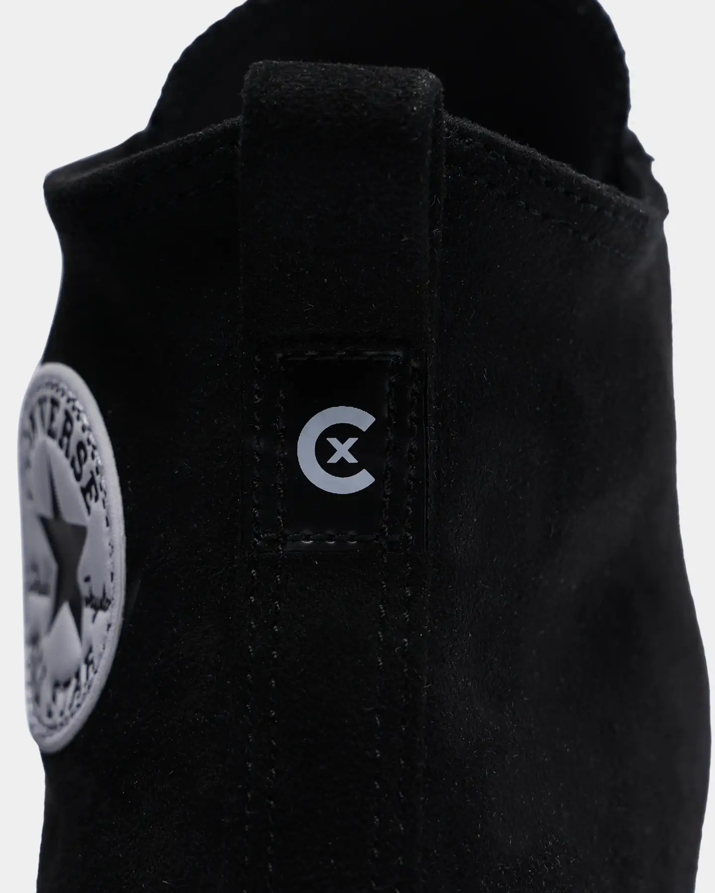 Converse Chuck Taylor All Star CX Stretch Suede High Top Black/Mango/White - Image 8