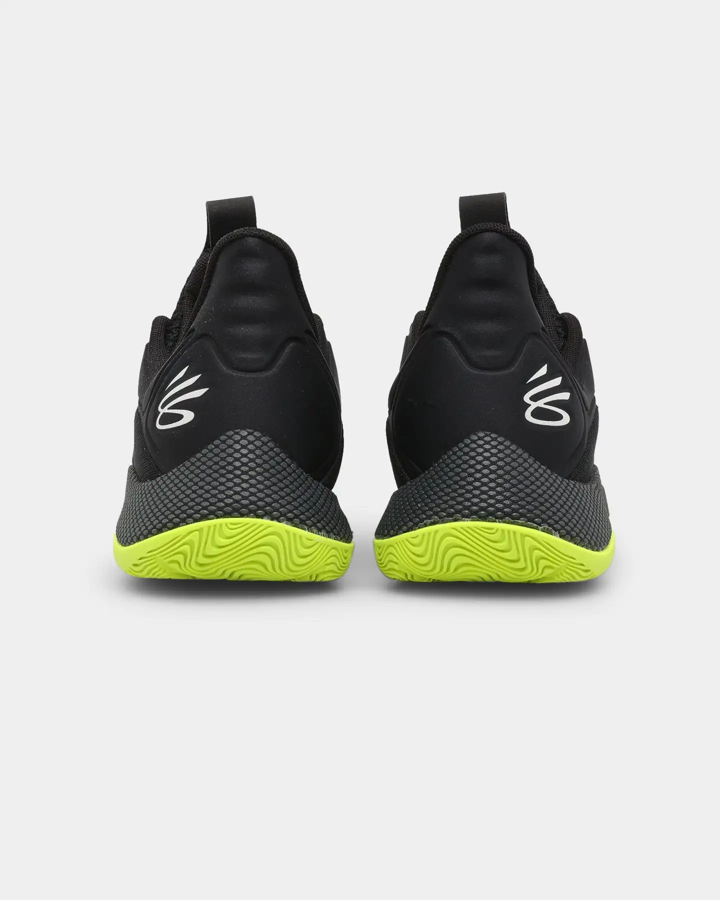 Under Armour Curry HOVR Splash 2 Basketball Shoes Black/Pitch Green - Image 3