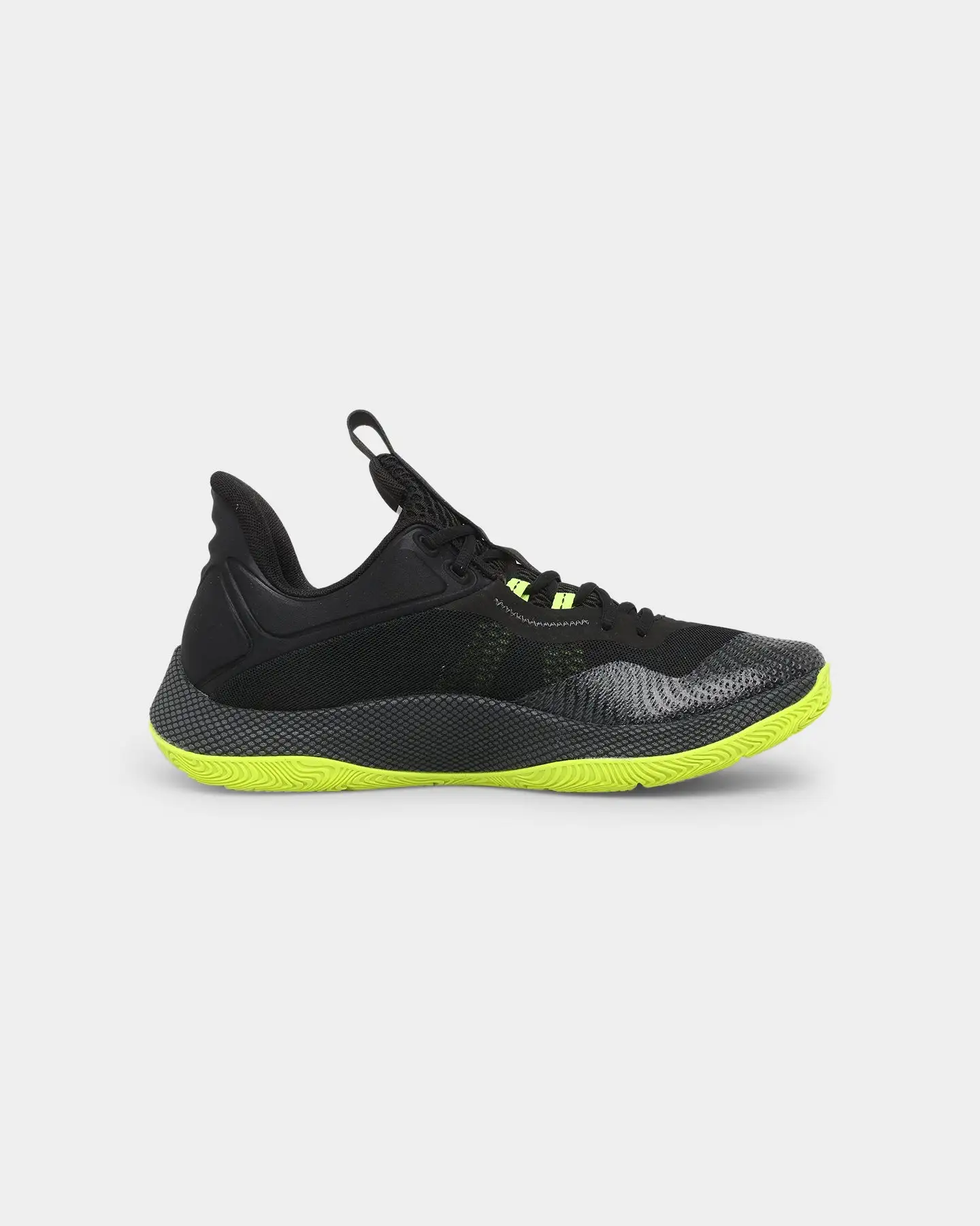 Under Armour Curry HOVR Splash 2 Basketball Shoes Black/Pitch Green - Image 4