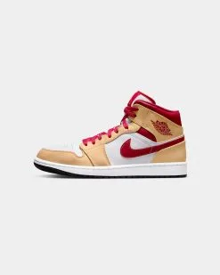 Jordan Air Jordan 1 Mid "Light Curry" White Onyx/Light Curry-White