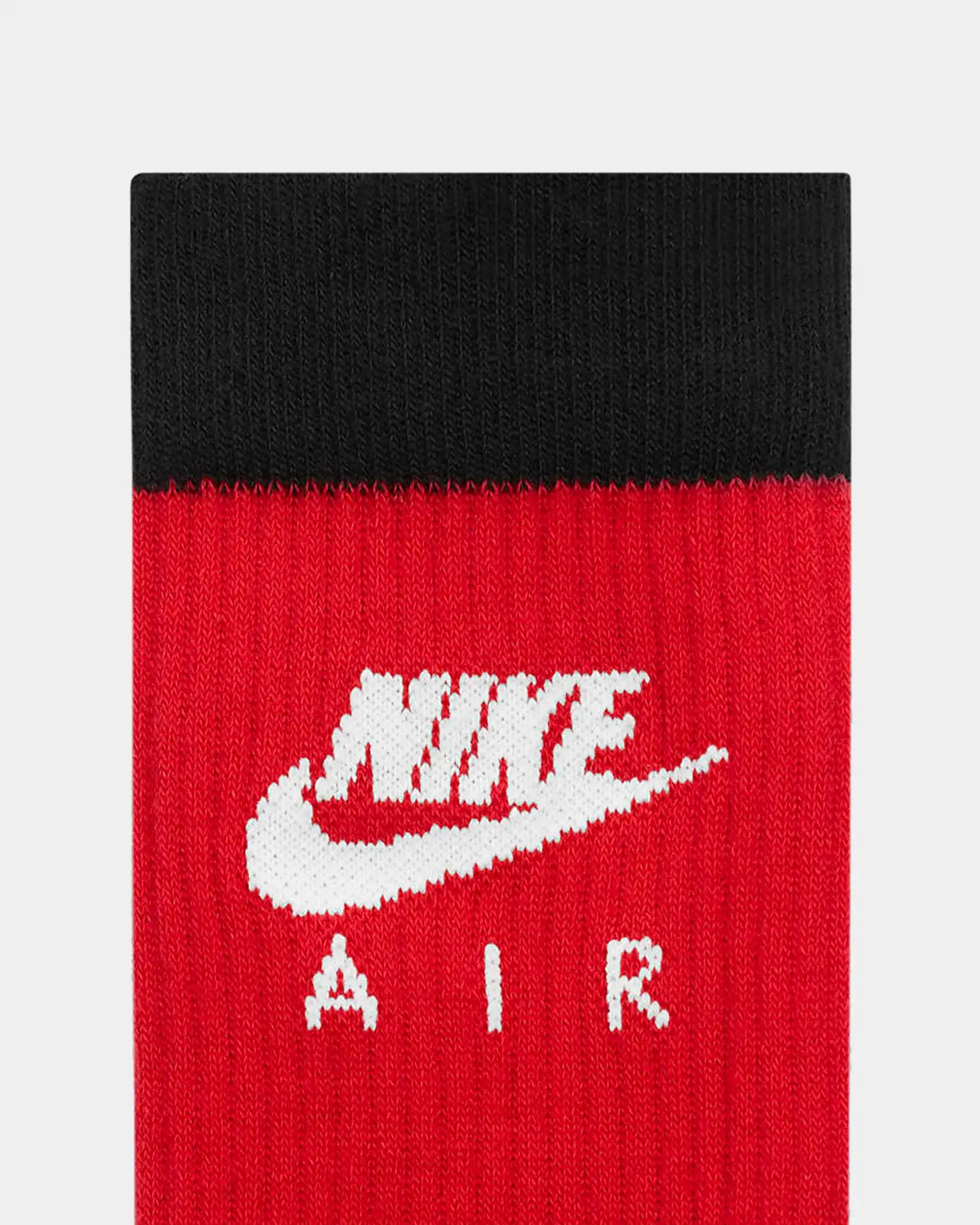 Nike Everyday Essentials Crew Socks Black/Red - Image 4
