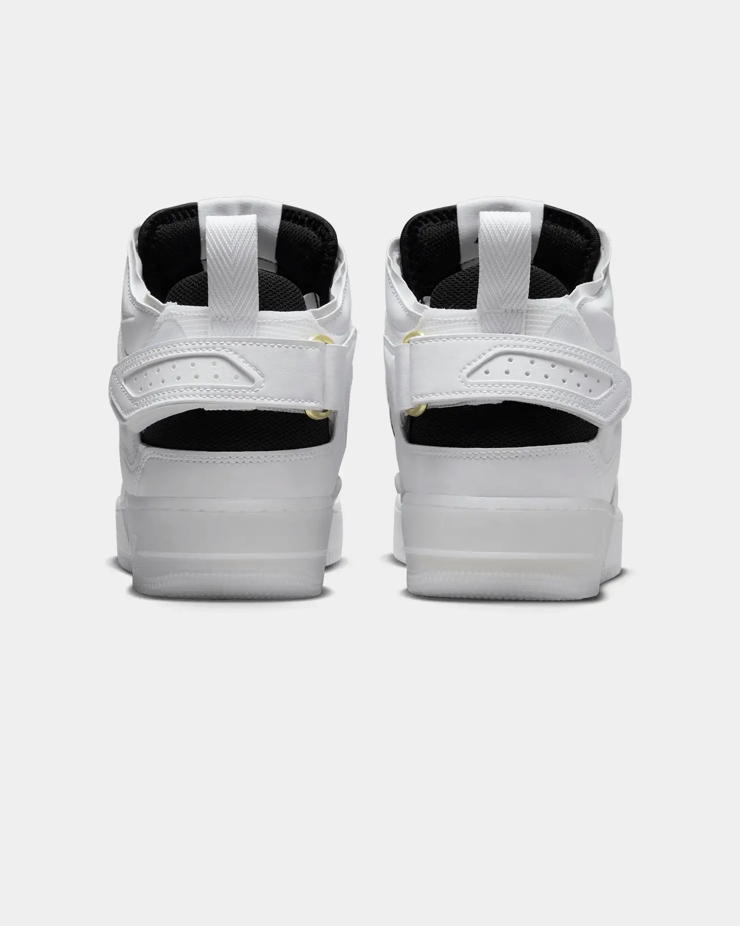 Nike Air Force 1 Mid React White/Black-Yellow - Image 3