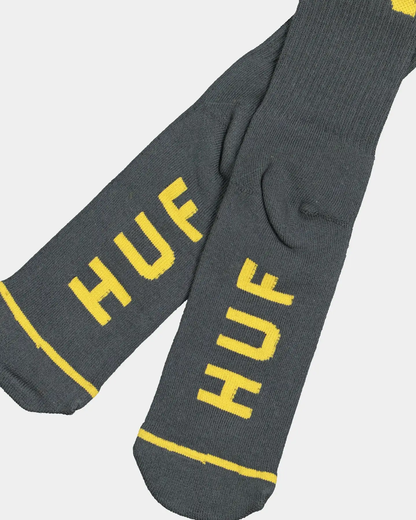 HUF Classic H Crew Socks Gunmetal - Image 4