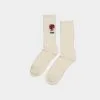 Vans Valentines Crew Socks Antique White