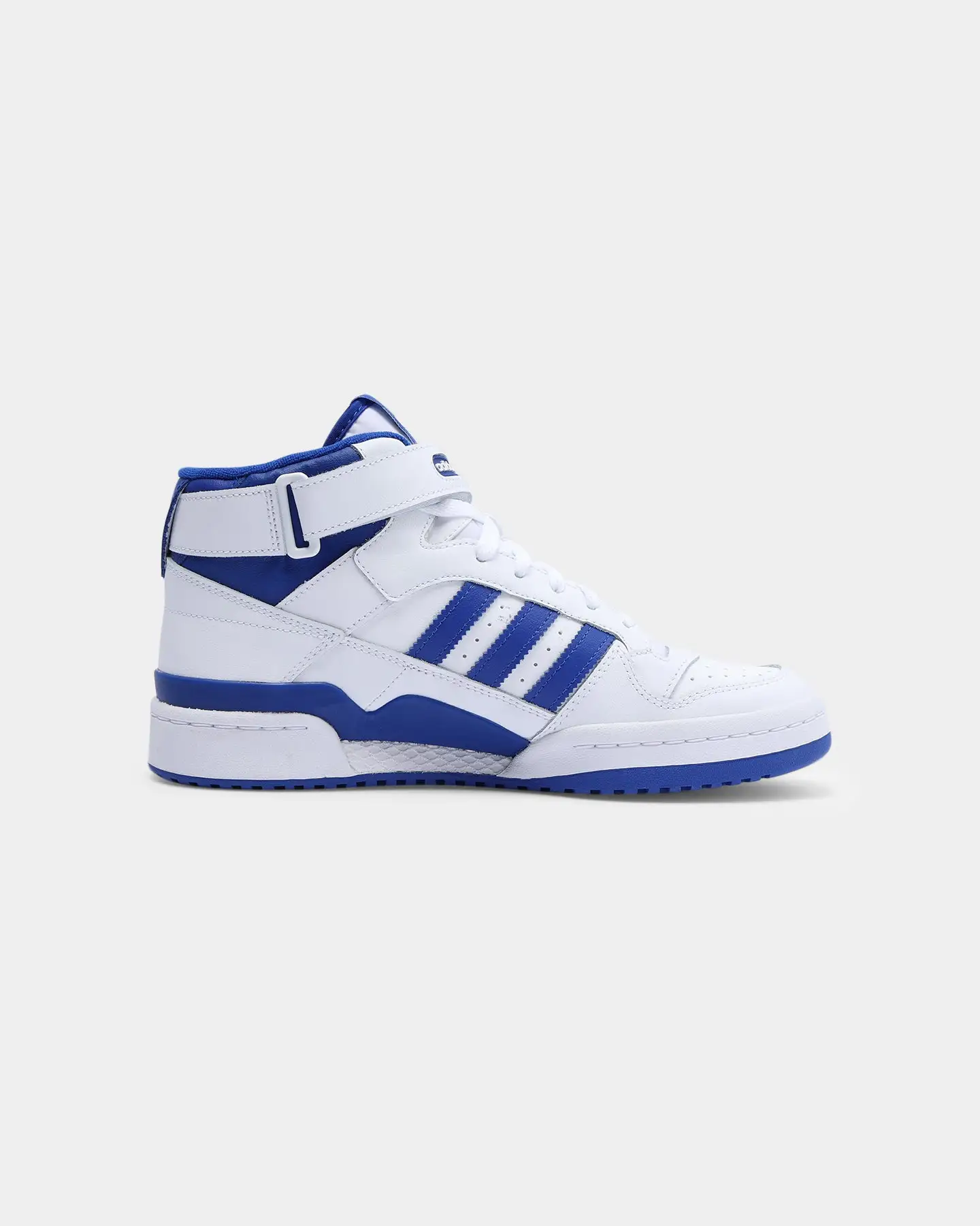 Adidas Men's Forum Mid Cloud White / Royal Blue / Cloud White - Image 4