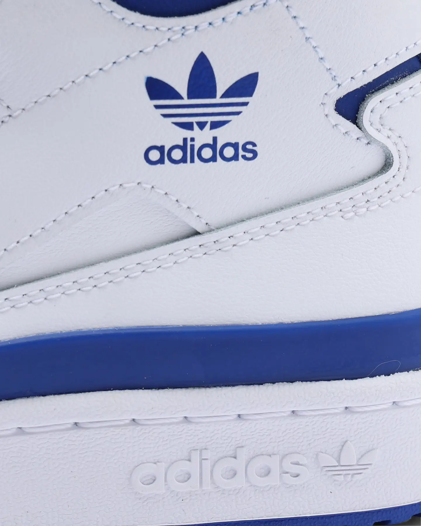 Adidas Men's Forum Mid Cloud White / Royal Blue / Cloud White - Image 8