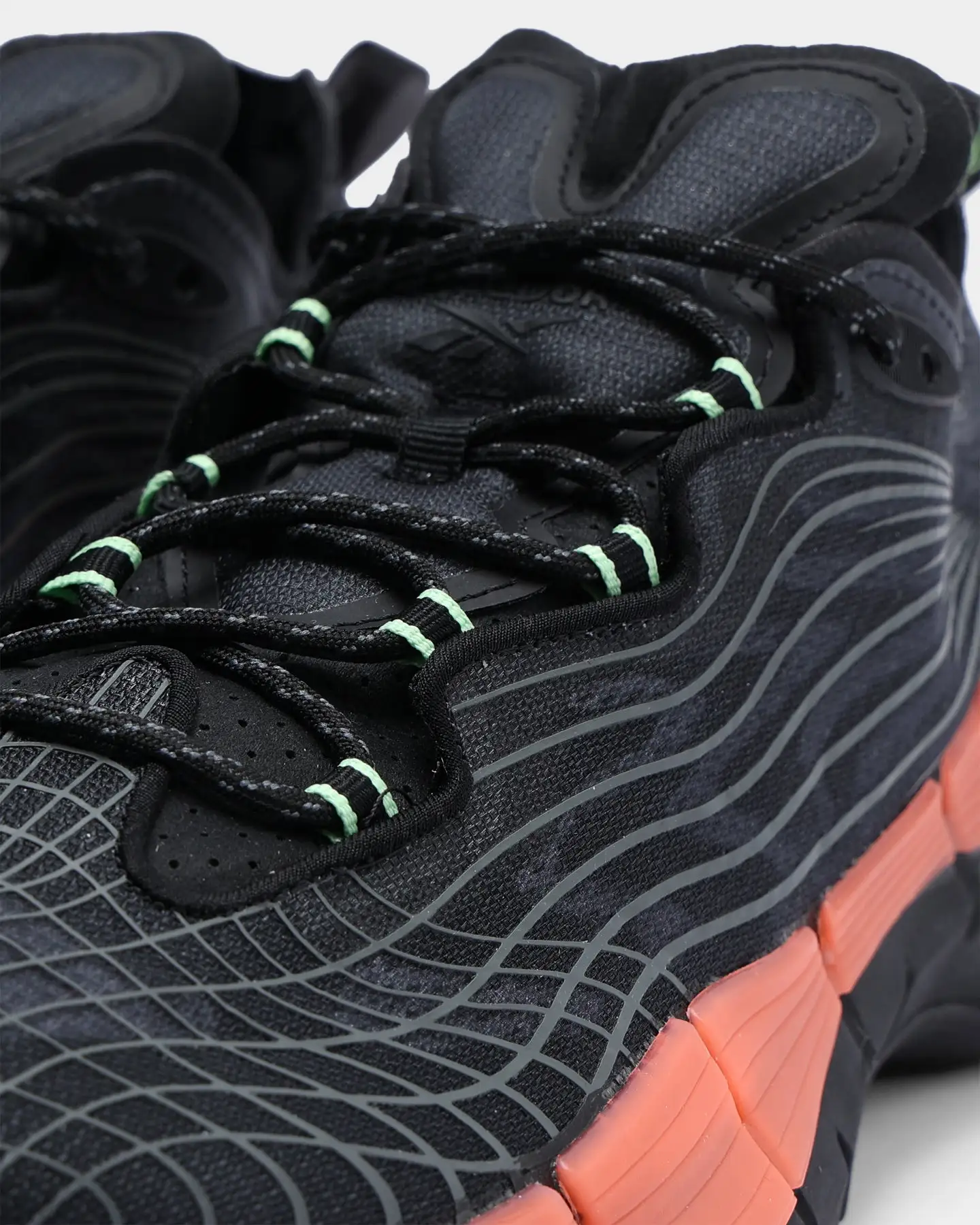 Reebok Zig Kinetica II Black/Orange Flare - Image 6