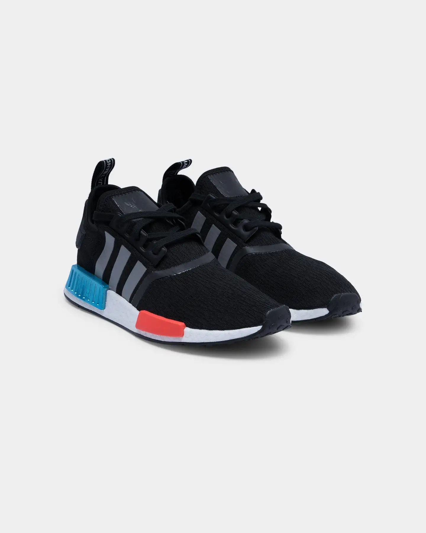 ADIDAS NMD_R1 Black/Silver/Red - Image 2