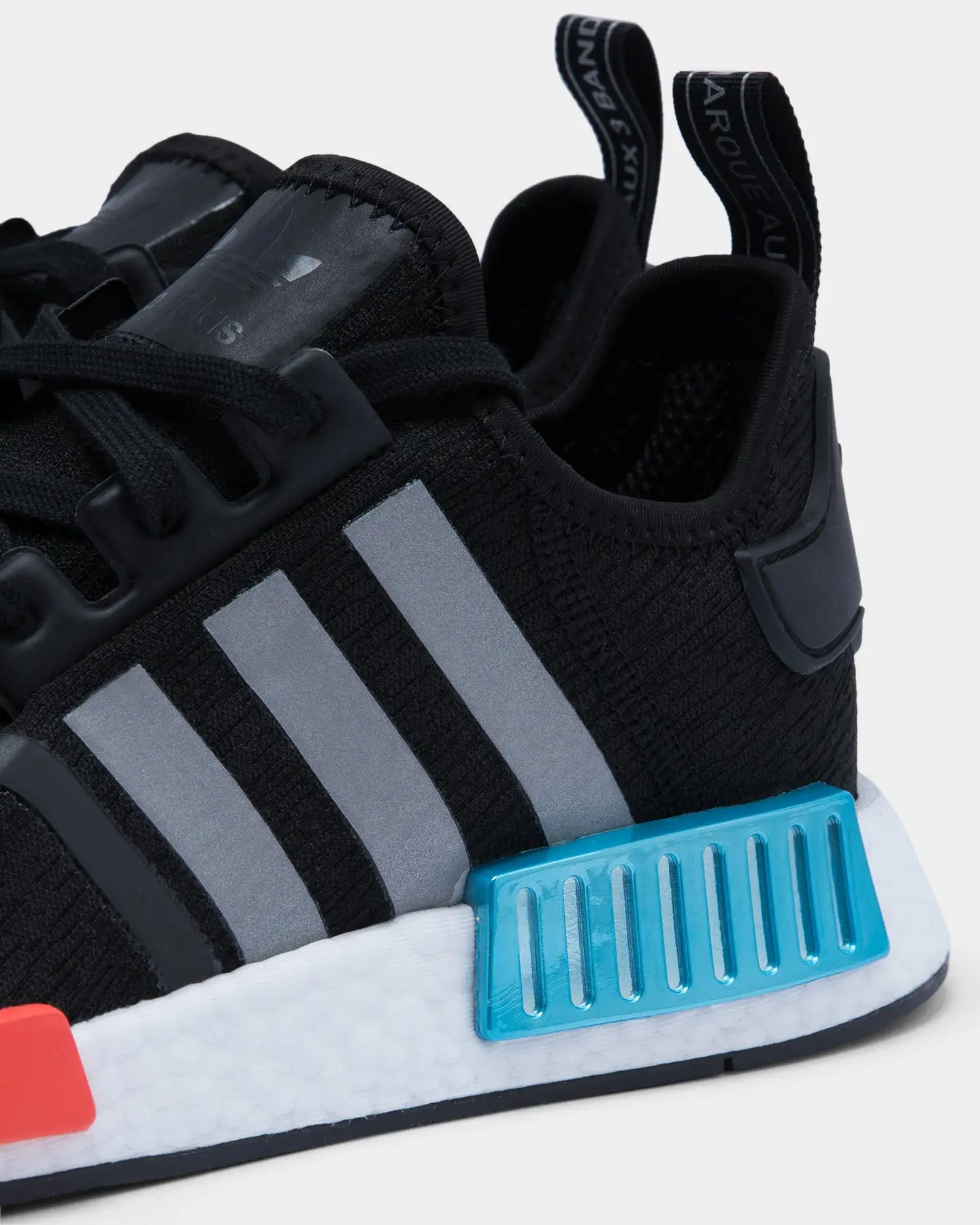 ADIDAS NMD_R1 Black/Silver/Red - Image 7