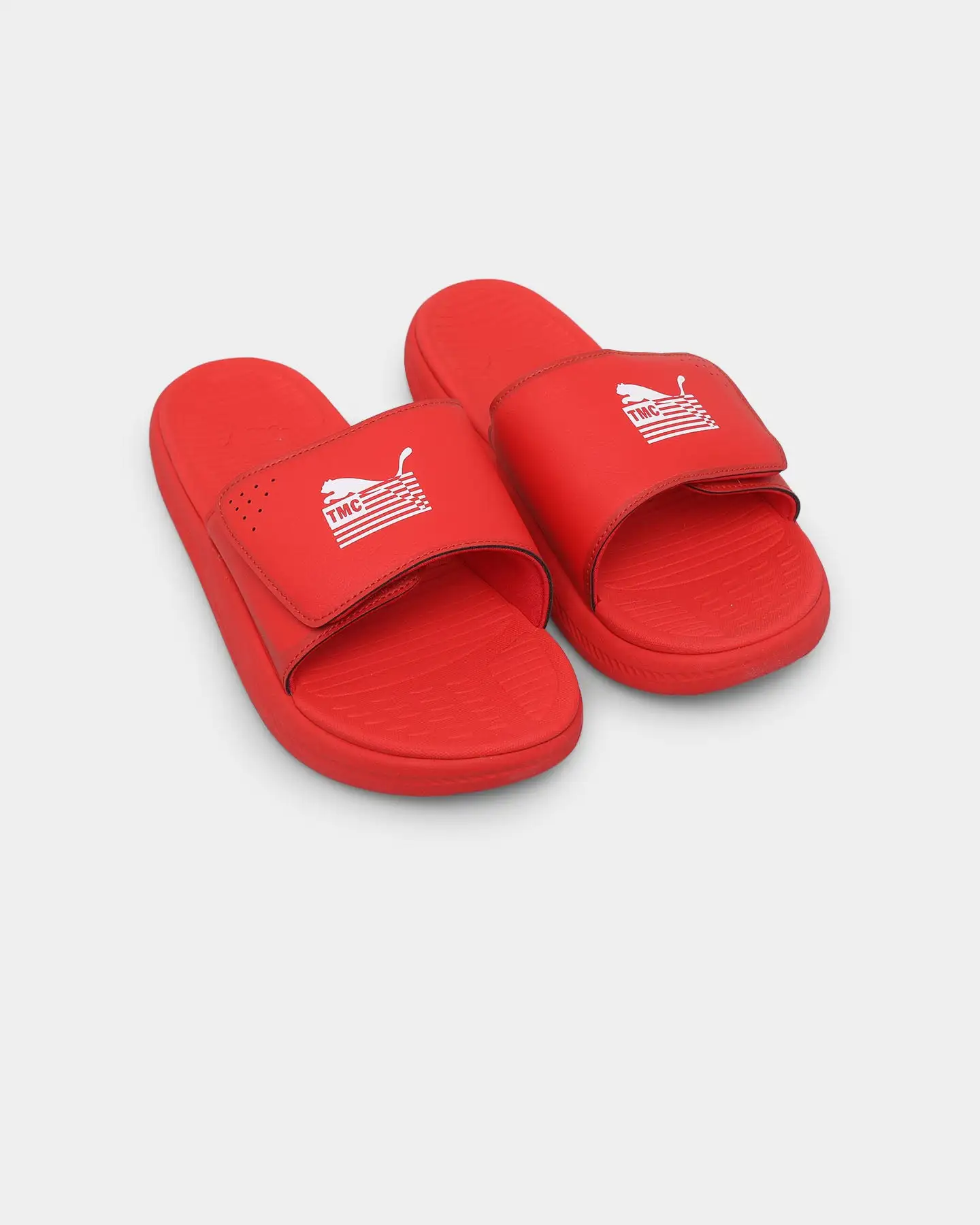 Puma Softride X TMC Slides High Risk Red-Puma White - Image 2