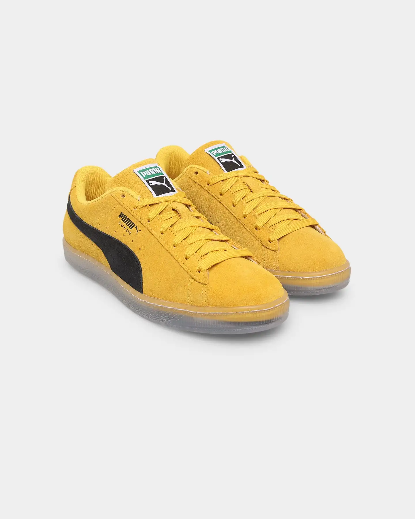 Puma Suede Translucent Shoes Spectra Yellow-Translucent - Image 2