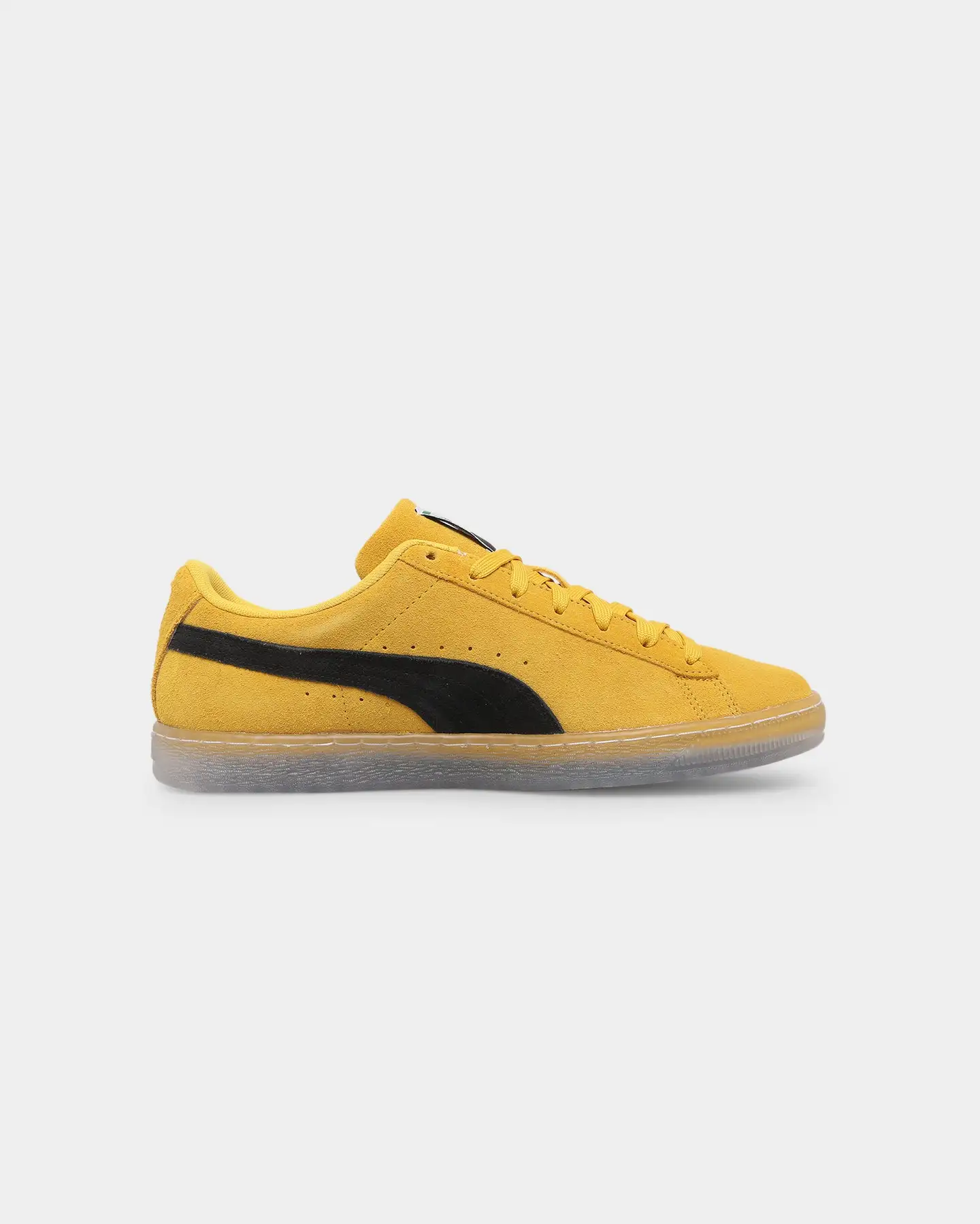 Puma Suede Translucent Shoes Spectra Yellow-Translucent - Image 4