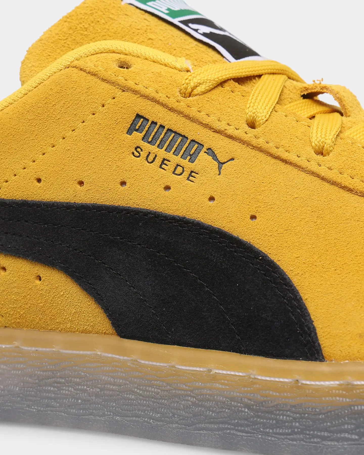 Puma Suede Translucent Shoes Spectra Yellow-Translucent - Image 7