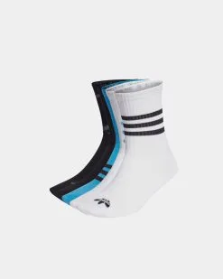 Adidas Graphic Crew Socks 5 Pack White/Black/Blue