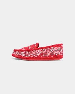 Goat Crew Bandana Slipper Red/White