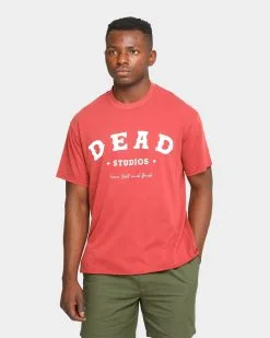 Dead Studios Hell And Back T-Shirt Burgundy Pigment