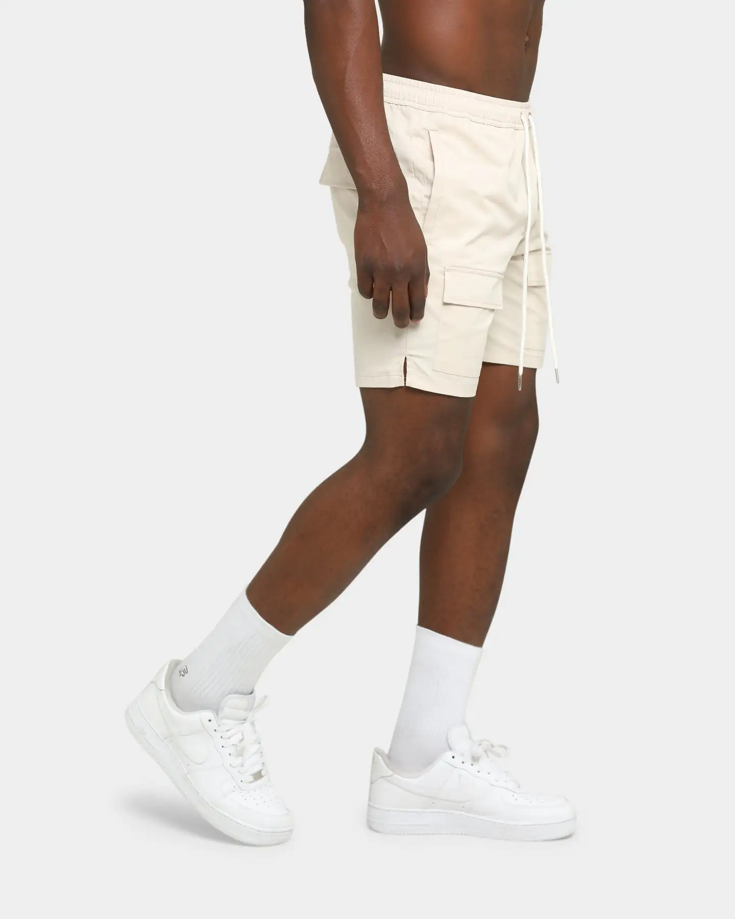 EN ES Utility Beach Shorts Bone - Image 5