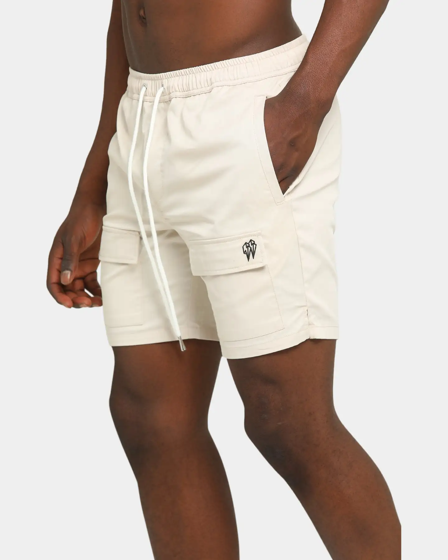 EN ES Utility Beach Shorts Bone - Image 7