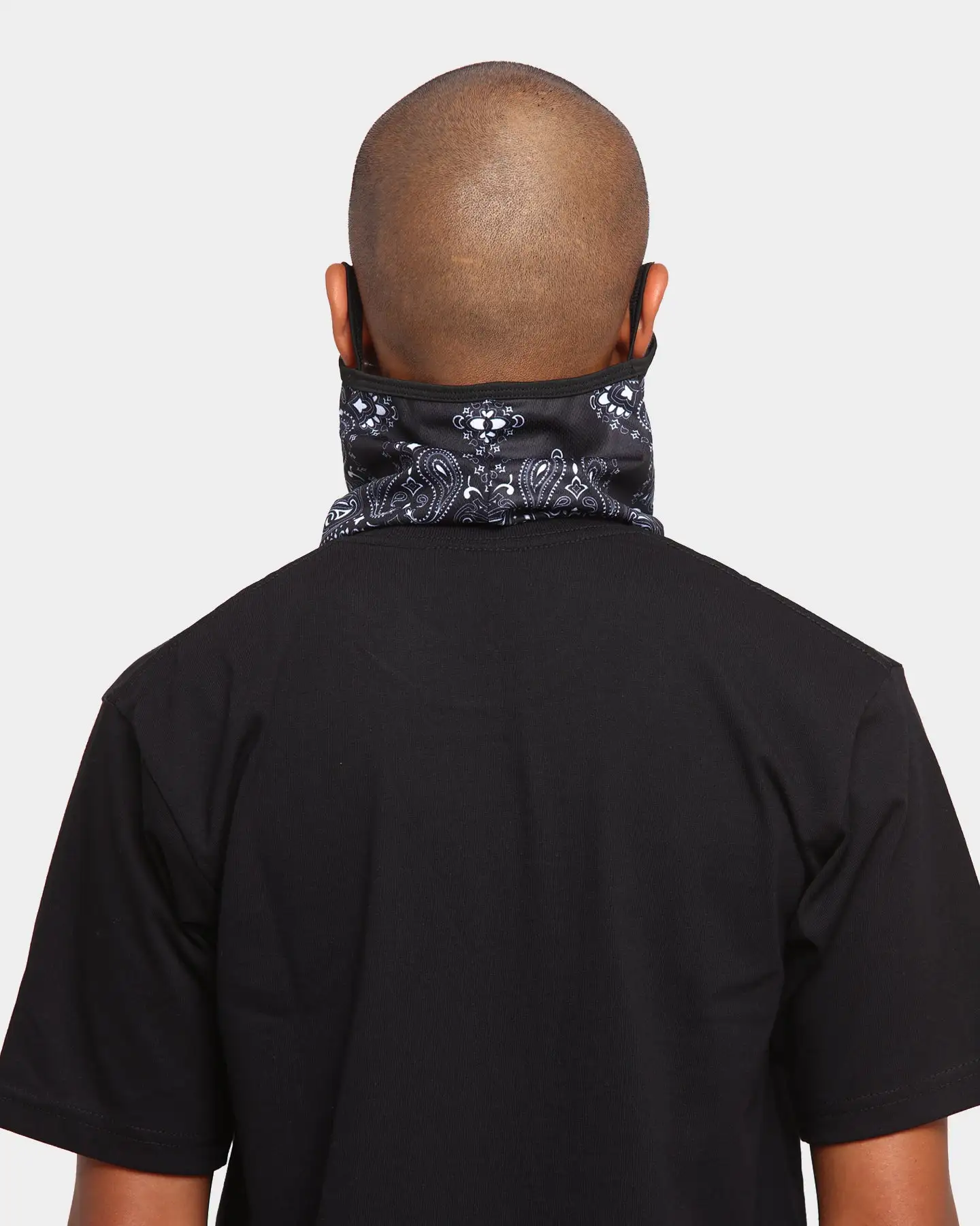 Crooks And Castles Crooks & Castles Crooks & Castles X Death Row Paisley Bandana Mask Black/Paisley - Image 7