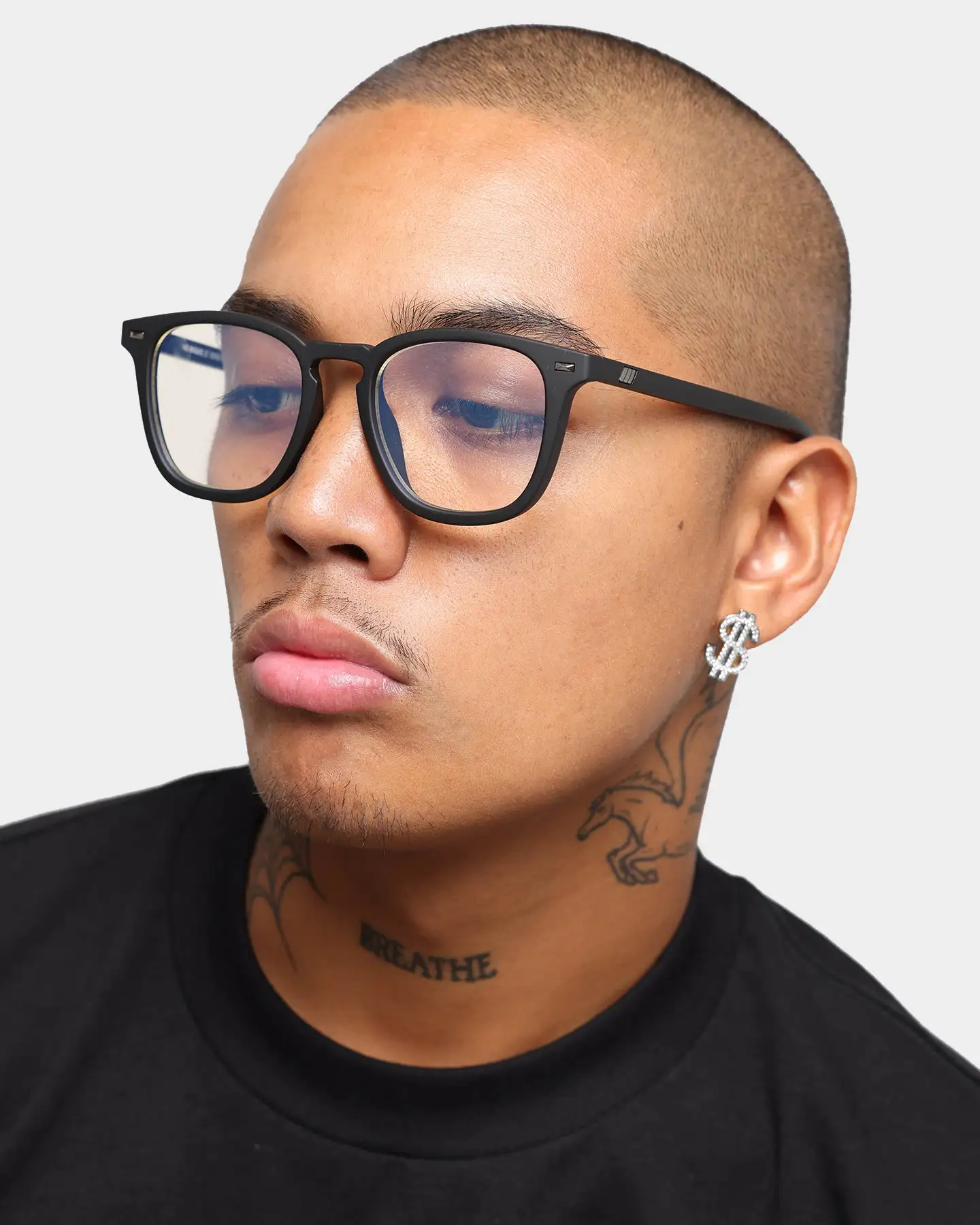 Saint Morta Dollar$ Earring Iced White Gold - Image 3