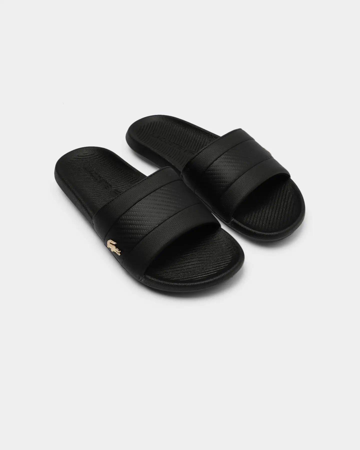 Lacoste Croco Slide 0120 1 CMA Slide Black/Black