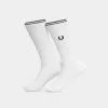 Fred Perry Tipped Socks Snow White