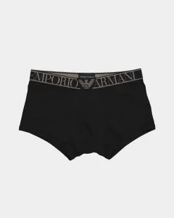 Emporio Armani Cotton Trunks Black