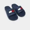 Tommy Jeans Towelling Flag Pool Slides Twilight Navy
