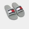 Tommy Jeans Flag Pool Slides Faded Willow