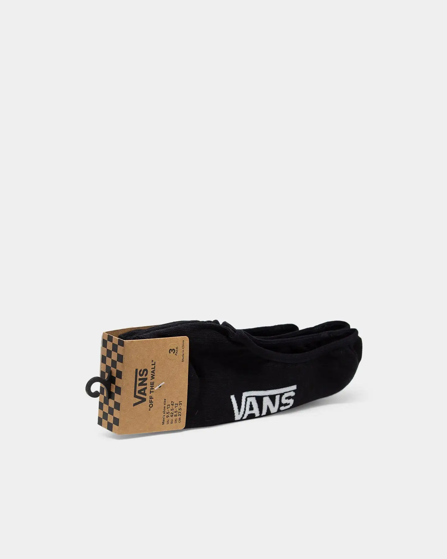 Vans CL Super No Show 3 Pack Black - Image 2