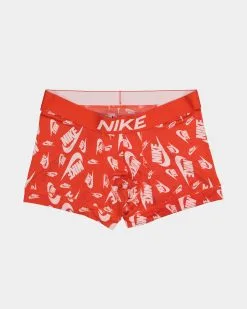 Nike Dri-FIT Essential Micro Trunk Team Orange Print