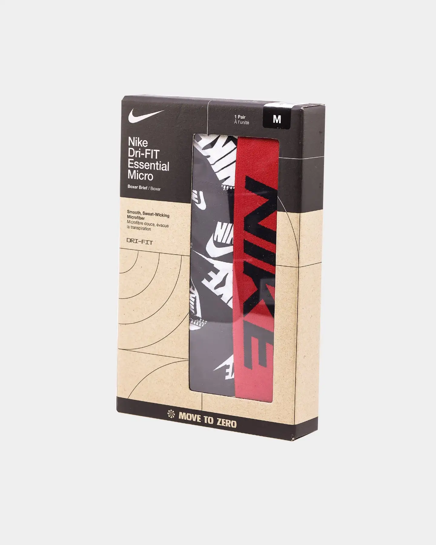 Nike Dri-FIT Essential Micro Boxer Brief Uni Red/Black - Image 3