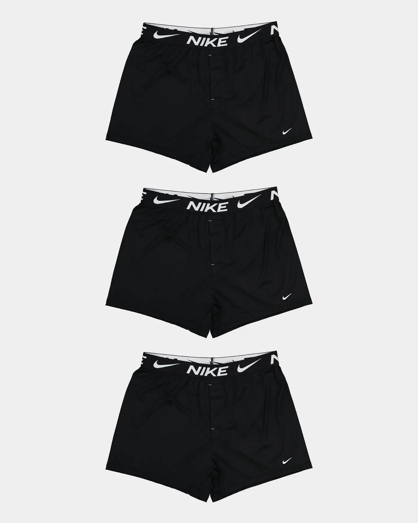 Nike Dri-FIT Essential Micro Knit Boxer 3 Pack Black/Black/Black