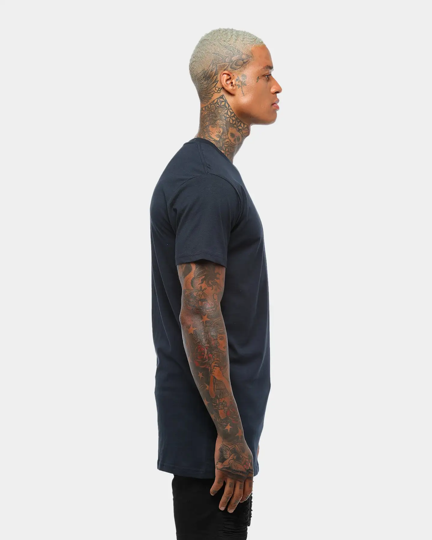 AS Colour Tall T-Shirt Navy - Image 3