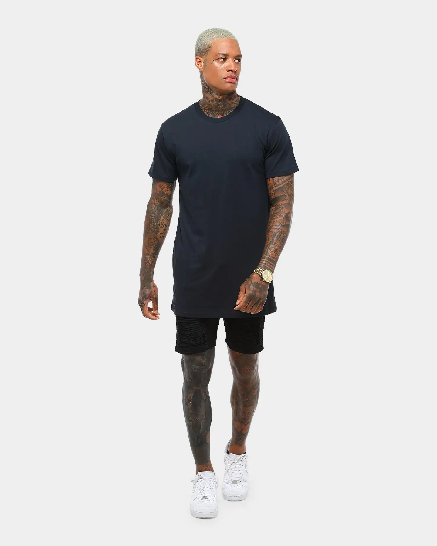 AS Colour Tall T-Shirt Navy - Image 6