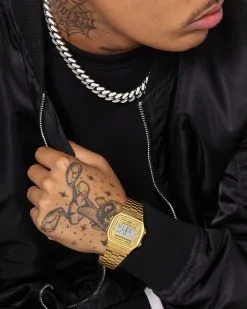 Casio Gents Digital Watch Gold